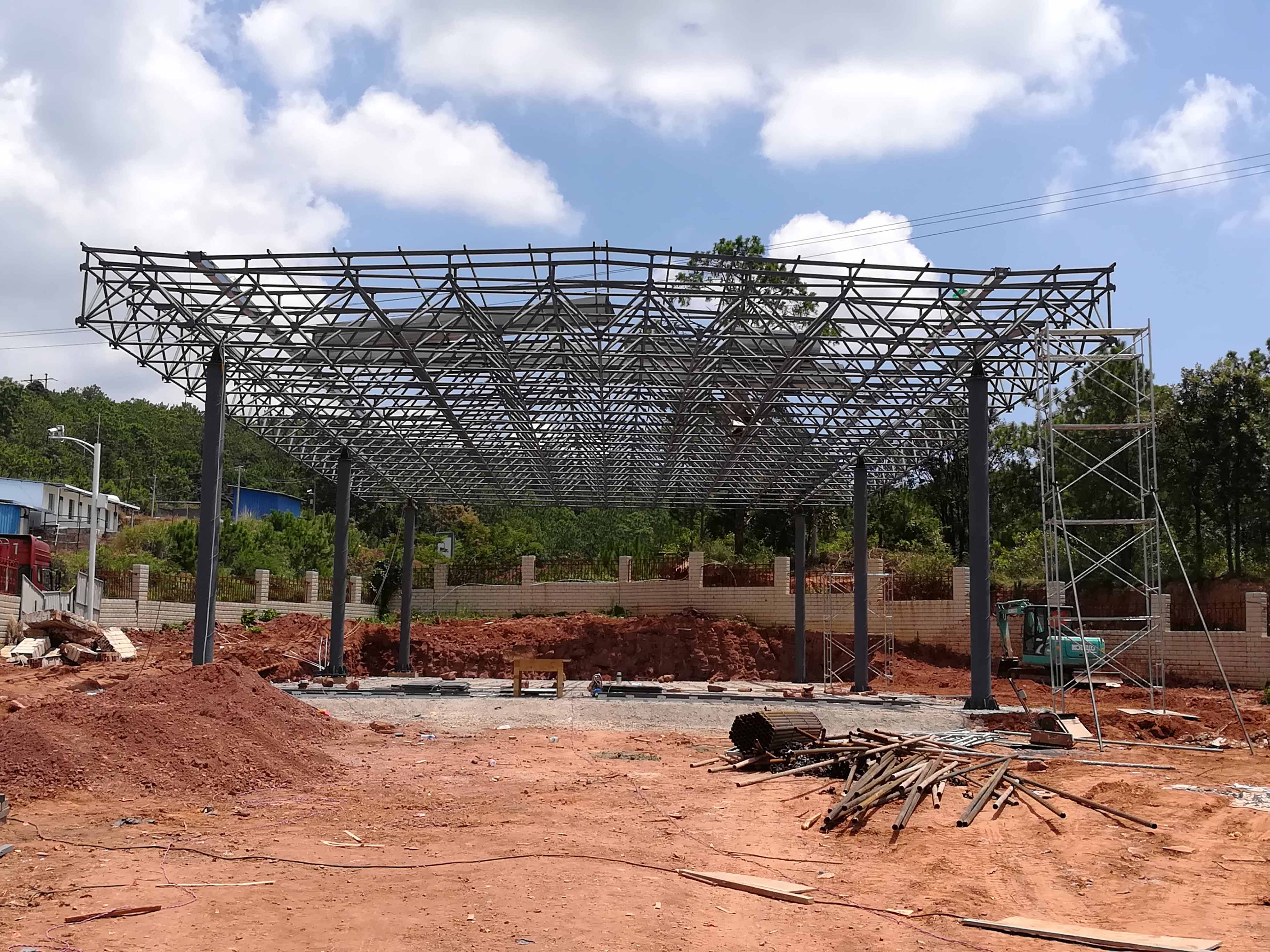 东乡县加油站网架屋面