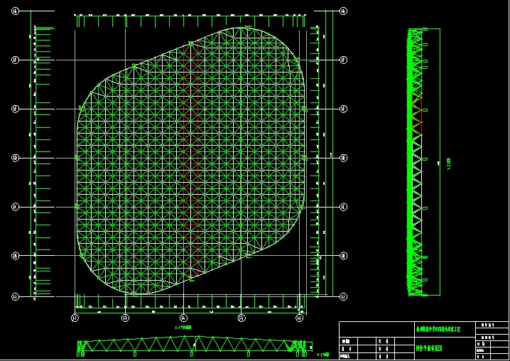 东乡县杭州转塘中学网架设计