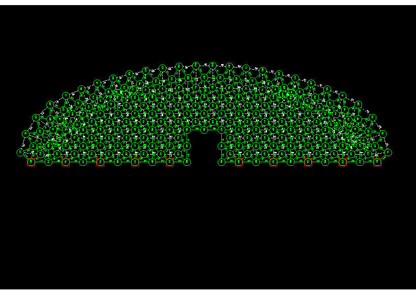 东乡县锡林浩特91跨，1000米长干煤棚网架设计